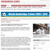 Artikel im Wiesbadener Kurier - online